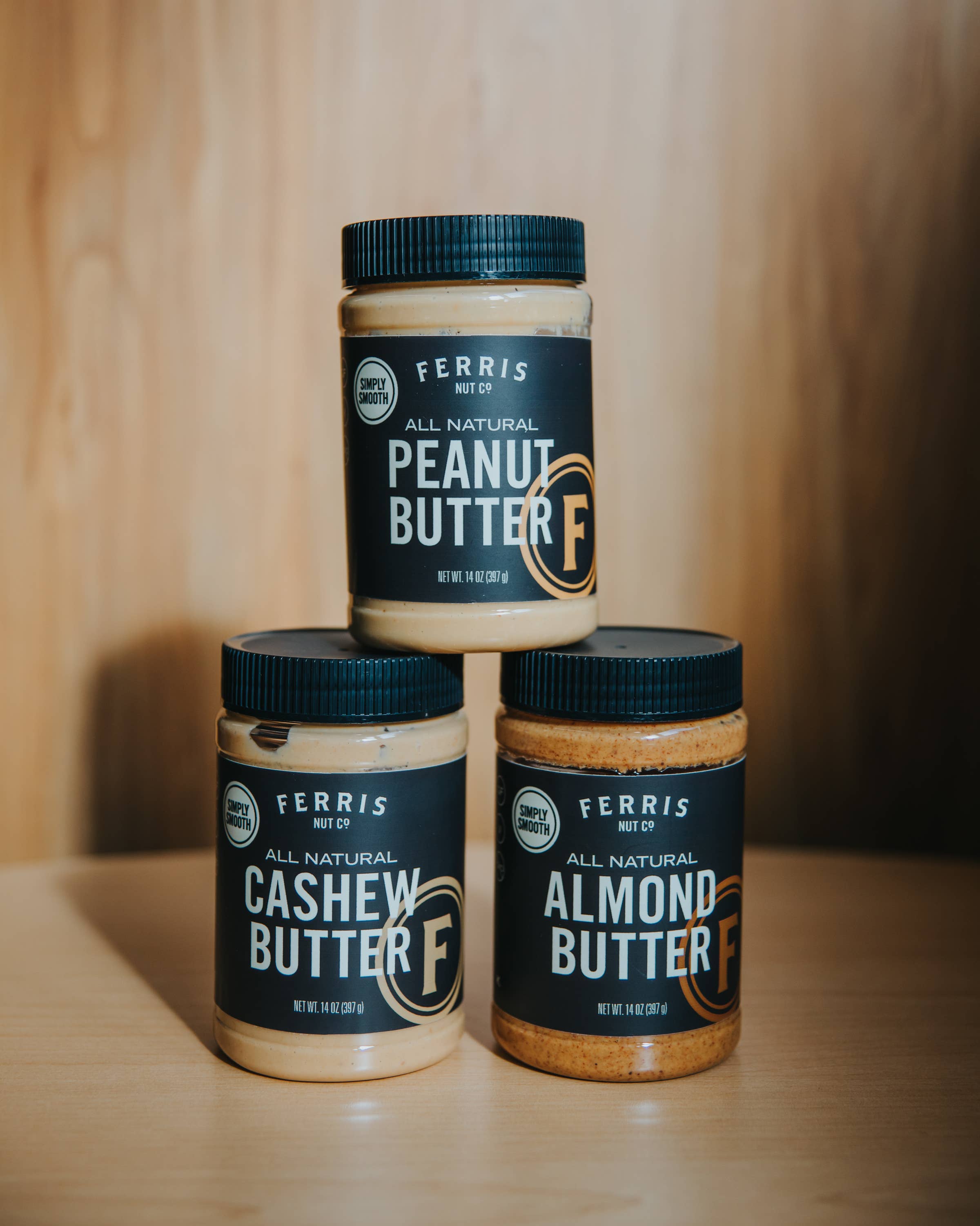 Ferris Coffee & Nut Co. - Wholesale Nut Butter - Cashew Butter 14 oz.7