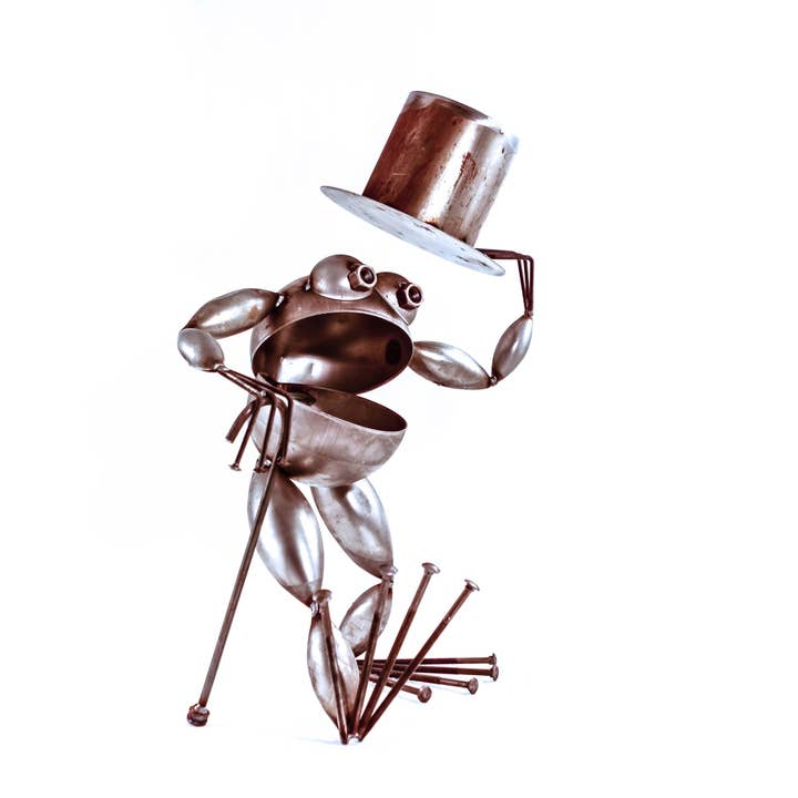 SugarPost - Vendita all'ingrosso Ornamenti/decorazioni per esterni - Cappello a cilindro Rana1