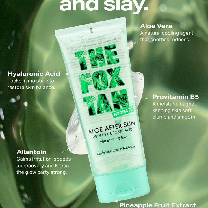 The Fox Tan - Wholesale After-sun/sun damage repair cream - Aloe After-Sun3