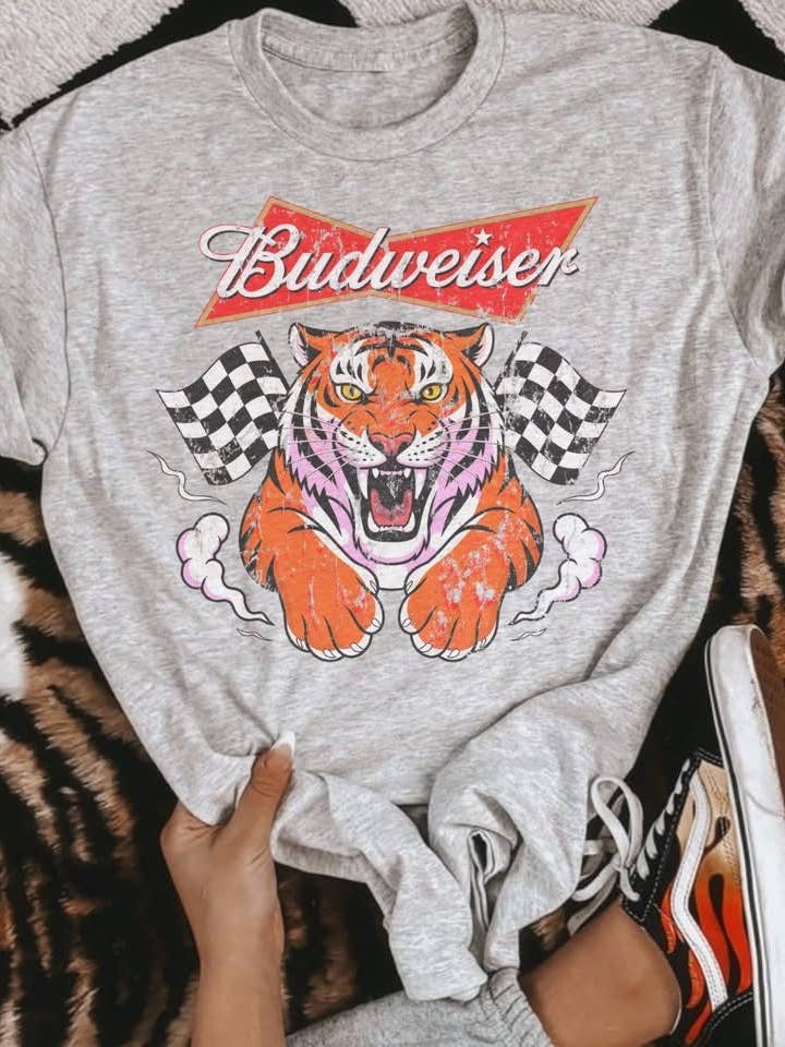 BUD TIGER TEE SUB for wholesale by Sugar & Velvet Collective Wholesale