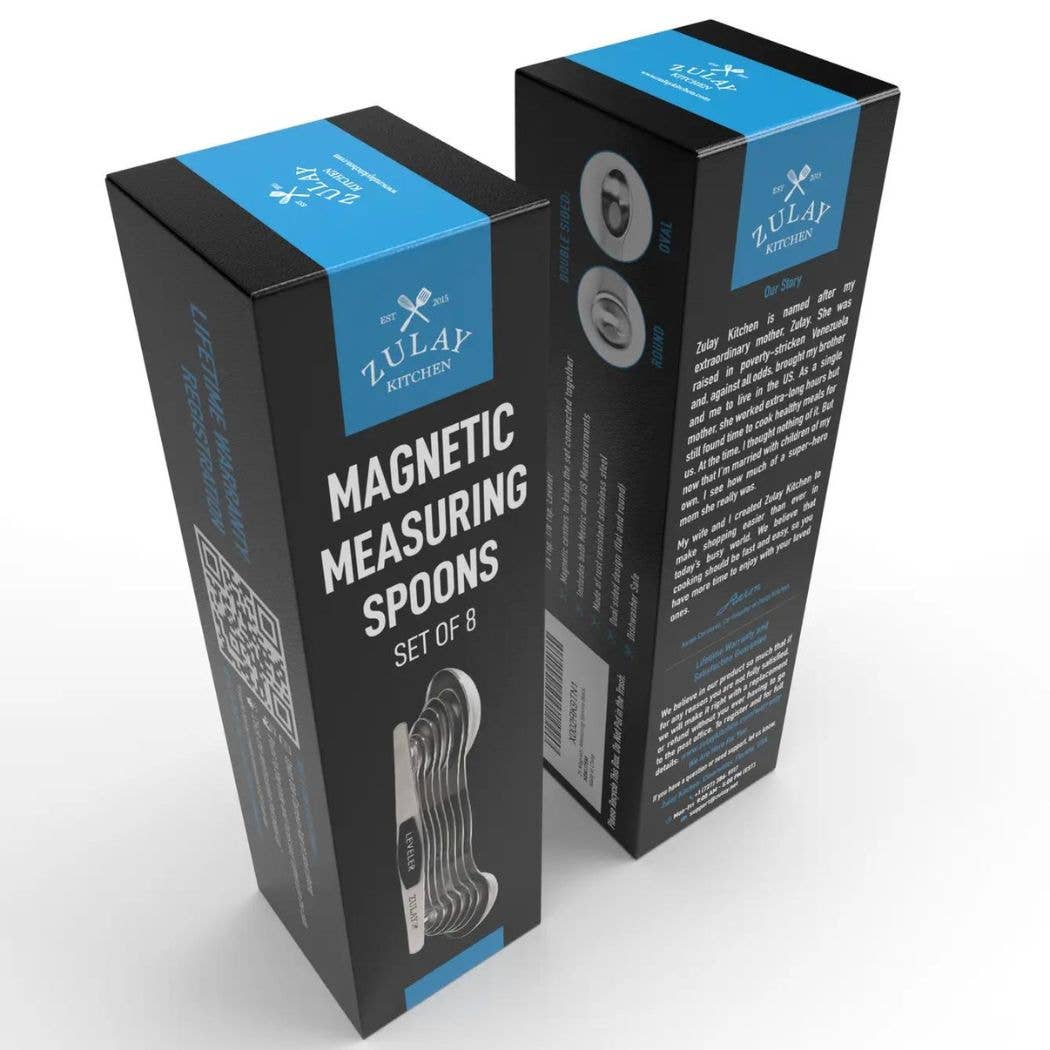 Zulay Kitchen – wholesale Måttsked – Stapelbara magnetiska skedar Set med 81