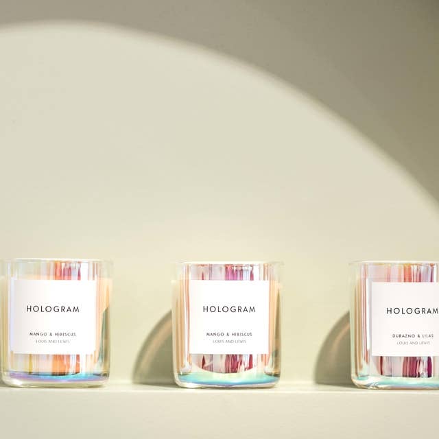 Louis and Lewis - Wholesale Jar/Filled Candle - Hologram Candle