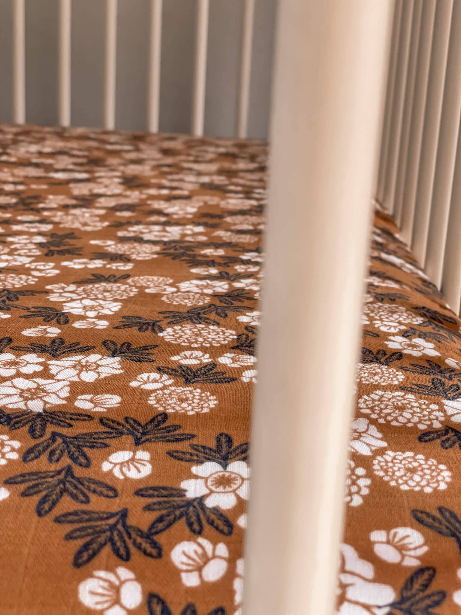 Moon + Mystics - Wholesale Cot/crib sheets - Marigold Muslin Crib Sheet5