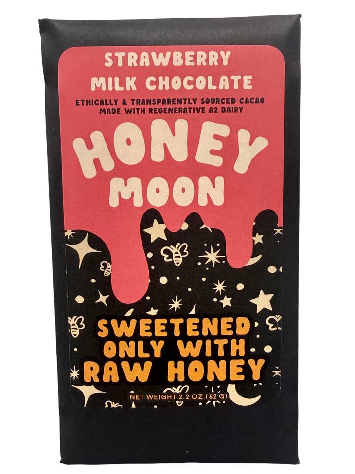 Erdbeermilchschokolade für den Großhandel von Honeymoon Chocolates