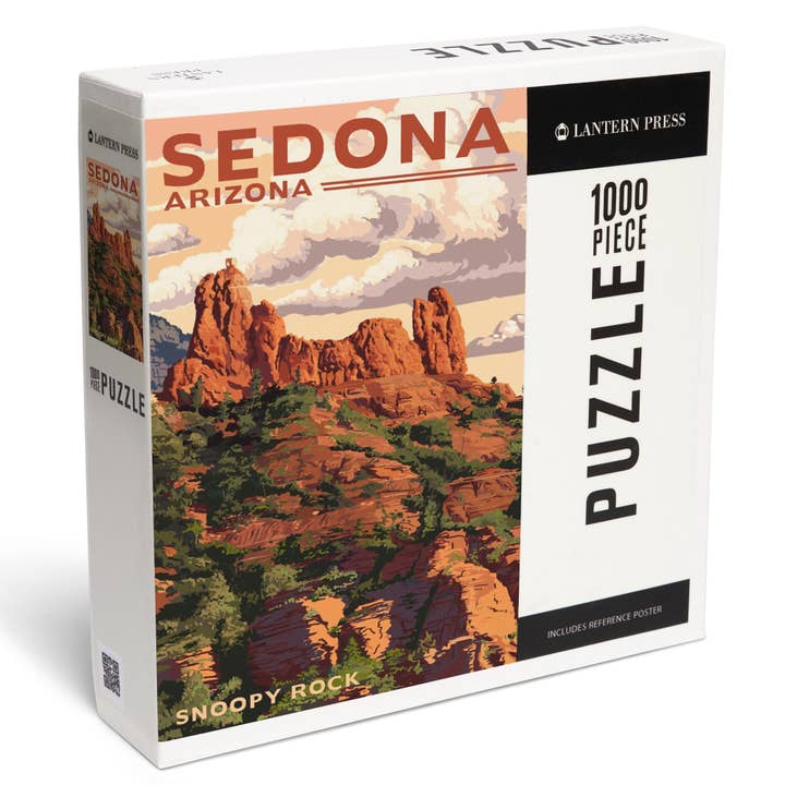 ROMPECABEZAS DE 1000 PIEZAS Sedona, Arizona Snoopy Rock para venta al por mayor de Lantern Press