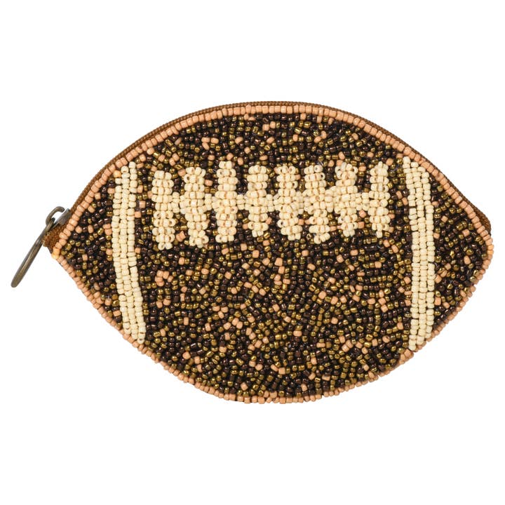 Bamboo Trading Company - Wholesale Coin Purse - Women's - Essential Pouch Football