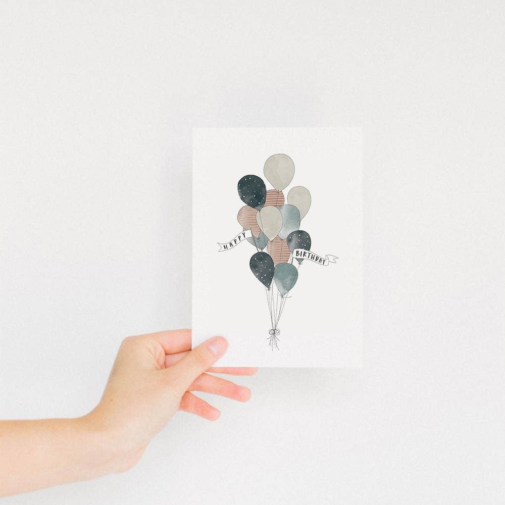 In the Daylight - Wholesale Birthday Card - Birthday Balloons Greeting Card2