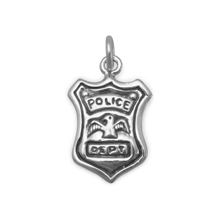 Silver Stars Collection – Engroshandel Vedhæng/charm – Politi skjold charme