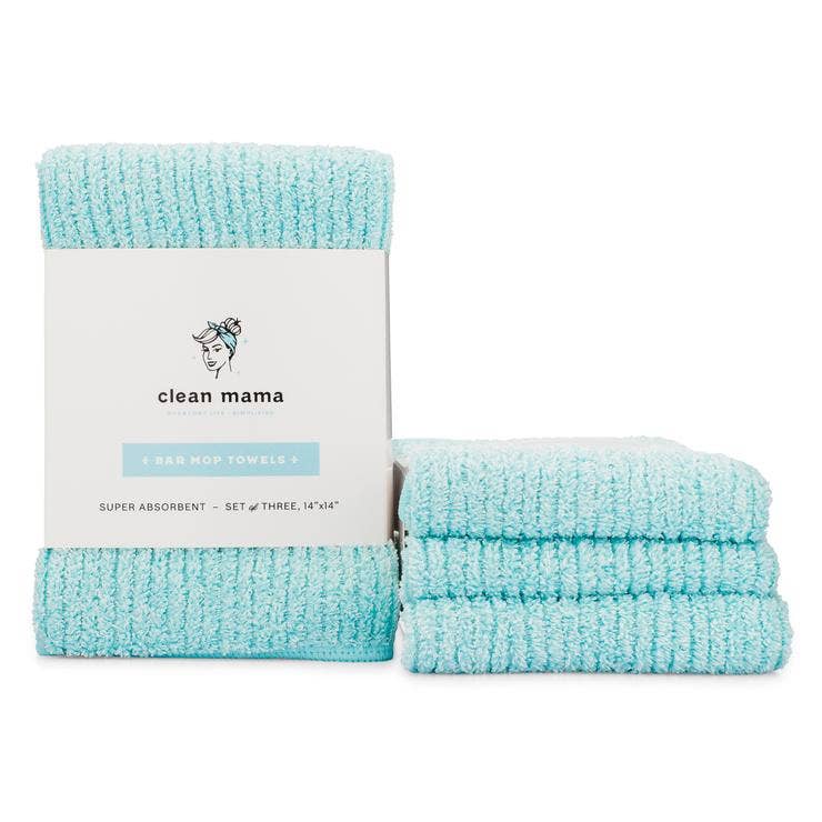 KAF Home - Wholesale Dishcloth - Clean Mama Premium Bar Mop Towels - Set of 34
