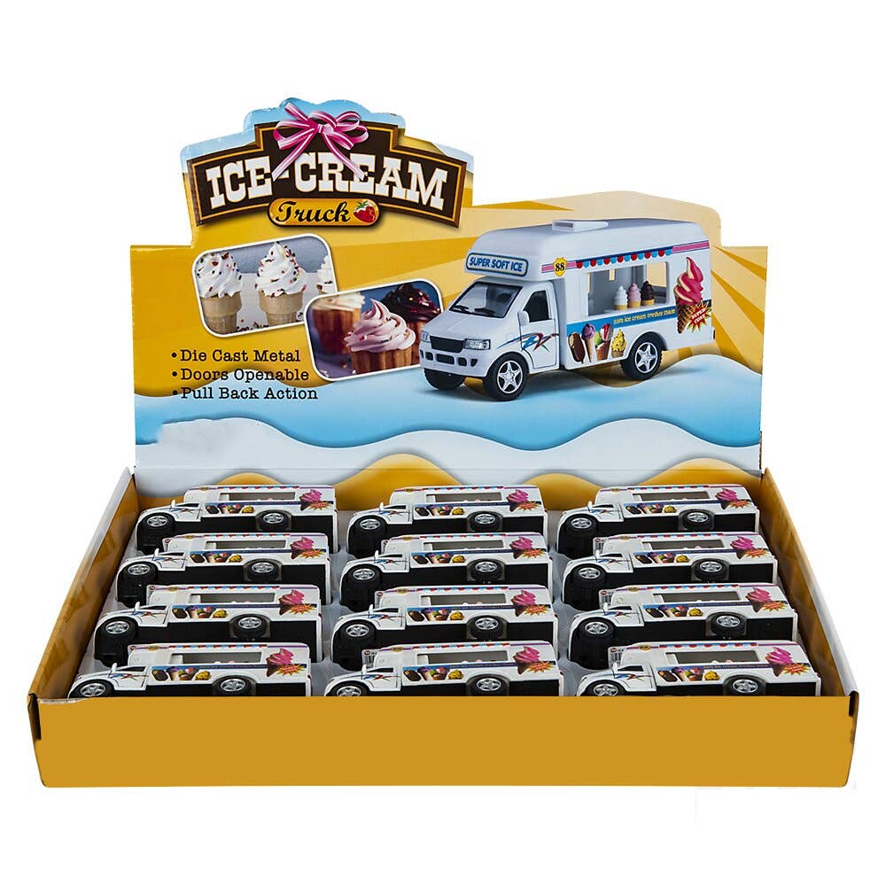 JSBlueRidge Toys - Wholesale Speelgoedauto /vrachtwagen - Kinderen - Trek Terug IJsco Fidget Truck Kinderspeelgoed3