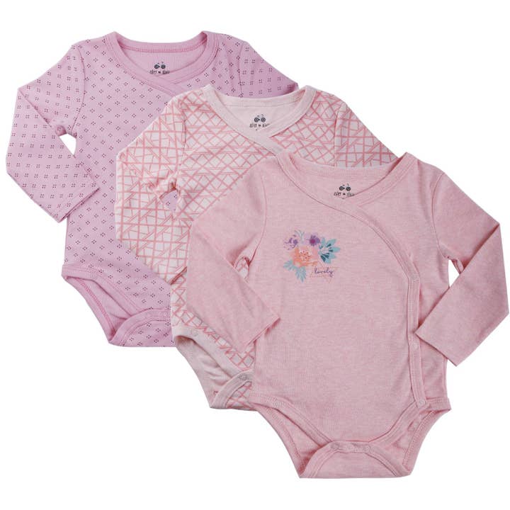 3 PC Kimono Bodysuit Set for wholesale by Asher and Olivia