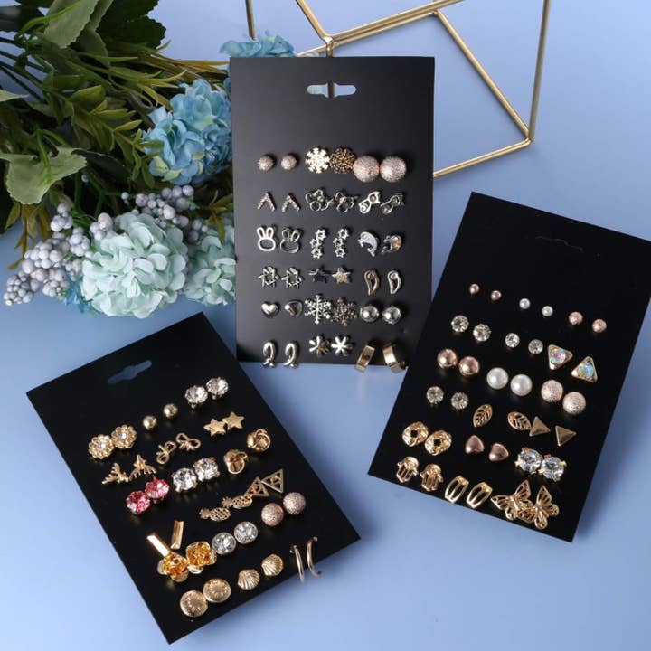 Katie's Creations – Conjunto de joias por atacado – Brincos sortidos0