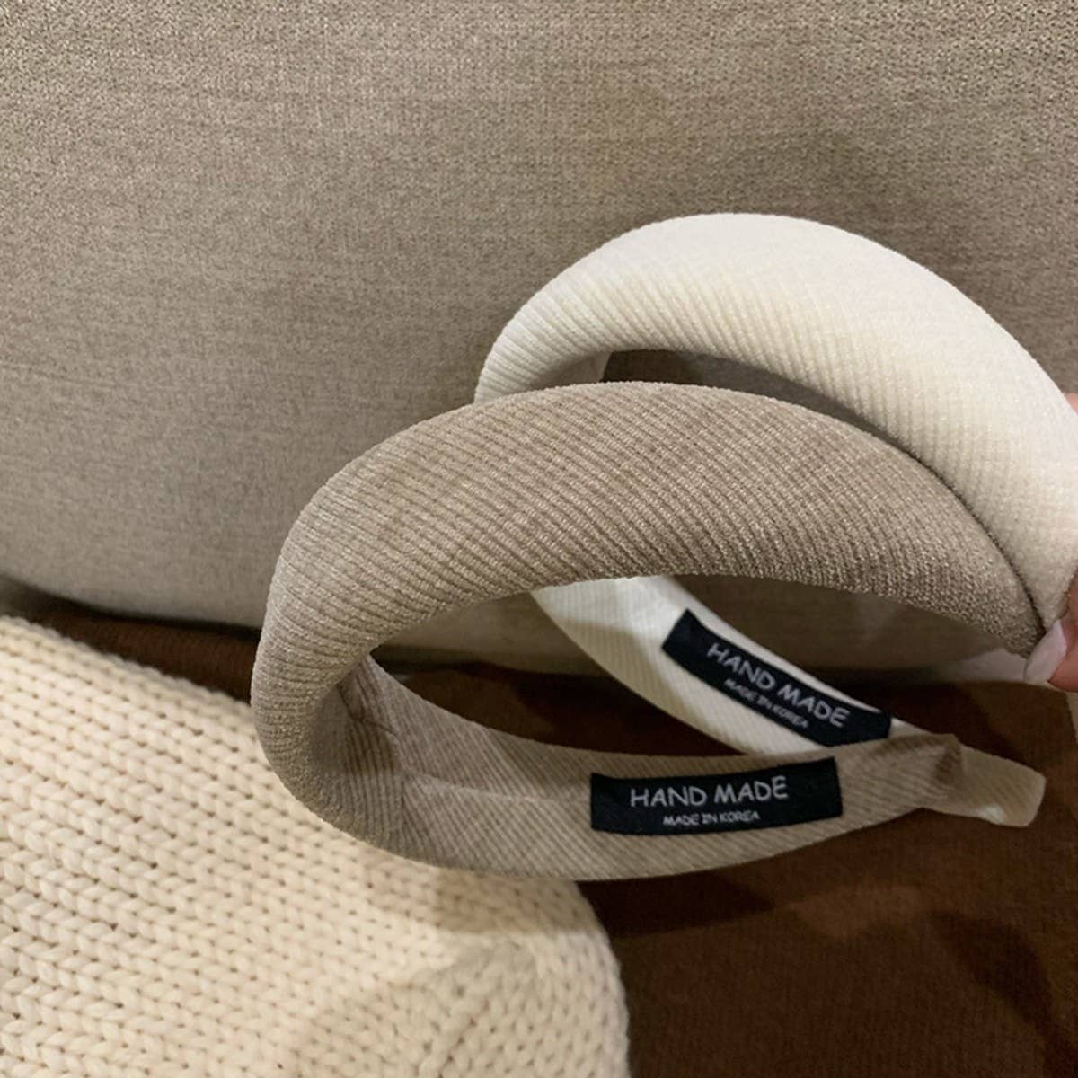 ACCITY - Wholesale Fashion Headband - Women's - Ribbed Sponge Wide Headband Retro Look_CWAHA081970