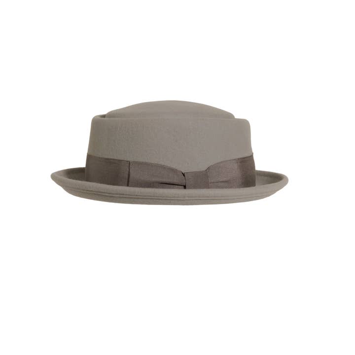 American Hat Makers - Wholesale Fedora - Unisex - Crushable Wool Felt Pork Pie Hat - Style Chi-Town