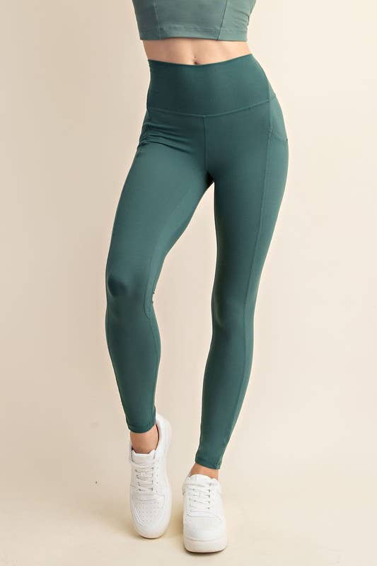 Sunday Morning - Wholesale Athletic/Lounge Leggings - Women's - P326237 HIGH WAIST YOGA PANTS WITH SIDE POCKETS4