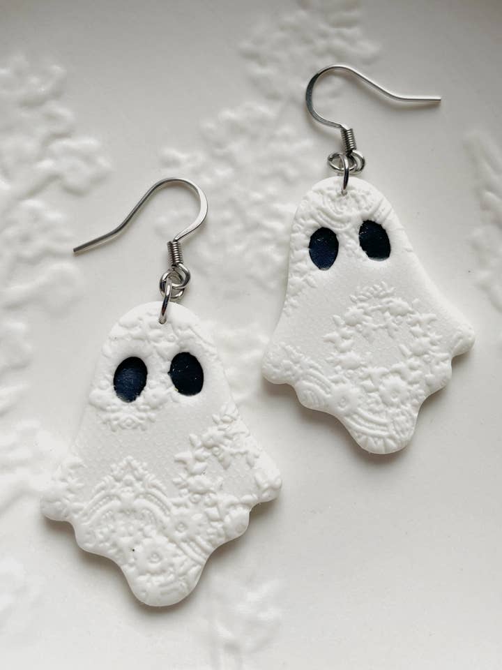 Lace Curtain Ghosts for wholesale by Emily C Designs