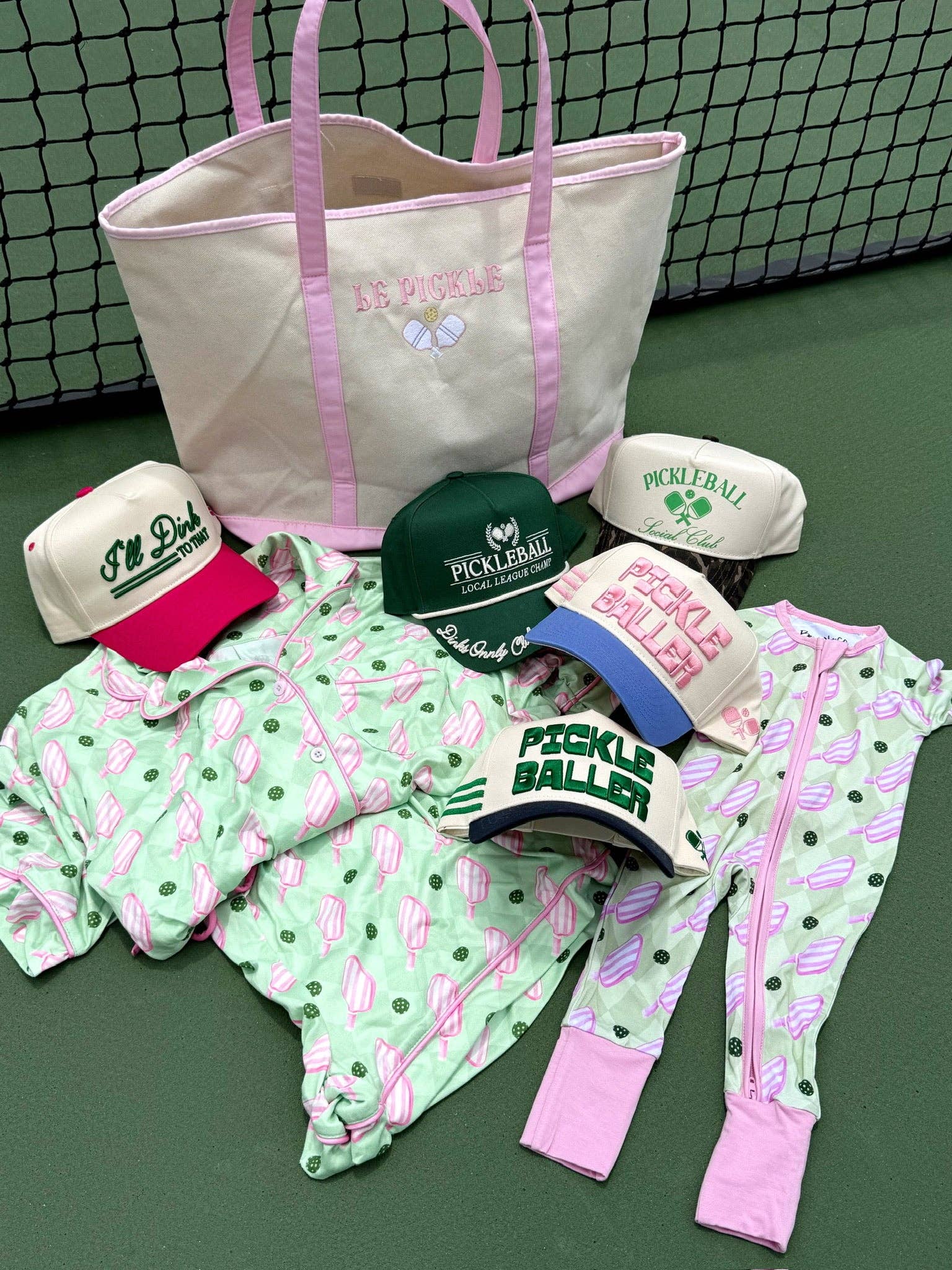 KENZKUSTOMZ - Wholesale Sleepwear Set - Women's - Pickleball - Short Pajama Set5