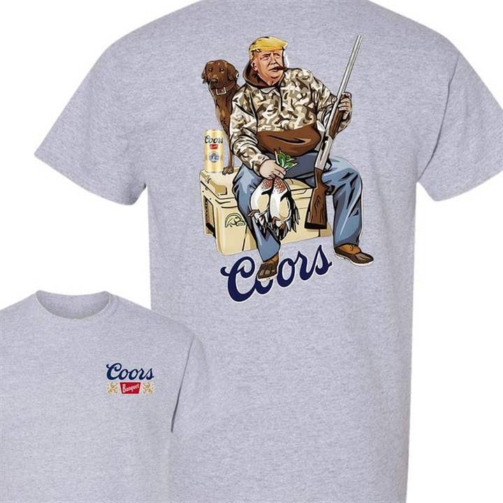 TheKingShirt - Wholesale Graphic Sweatshirt - Women's - Hunter Trump Coors Banquet Beer T-Shirt - Hunting Season4