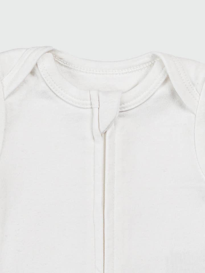 Pearl Zipper Bodysuit in Pearl, Newborn for wholesale on Faire3