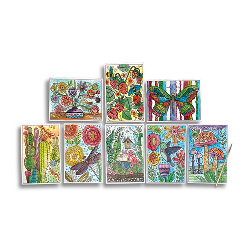 OOLY - Wholesale Art Set - Kids & Baby - Hidden Colors: Magic Paint Sheets - Magic Nature (9 PC Set)2