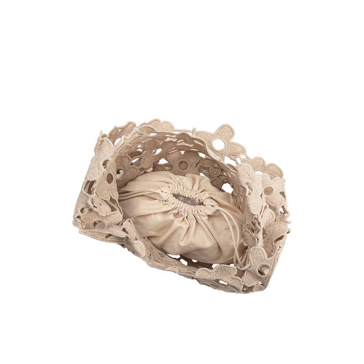 Melie Bianco - Wholesale Shoulder Bag - Women's - Aster Taupe Floral Shoulder Bag