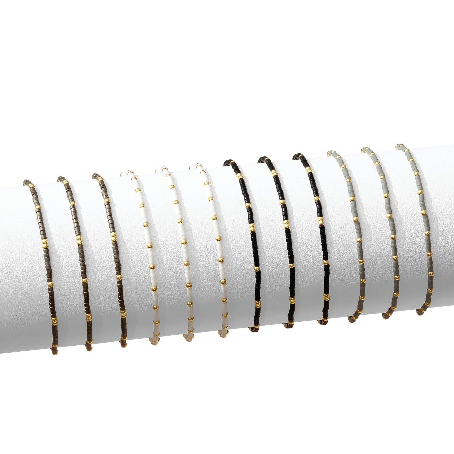 Splendid Iris - Wholesale Beaded Bracelet - Miyuki Delica Stretch Bracelet - Assorted9