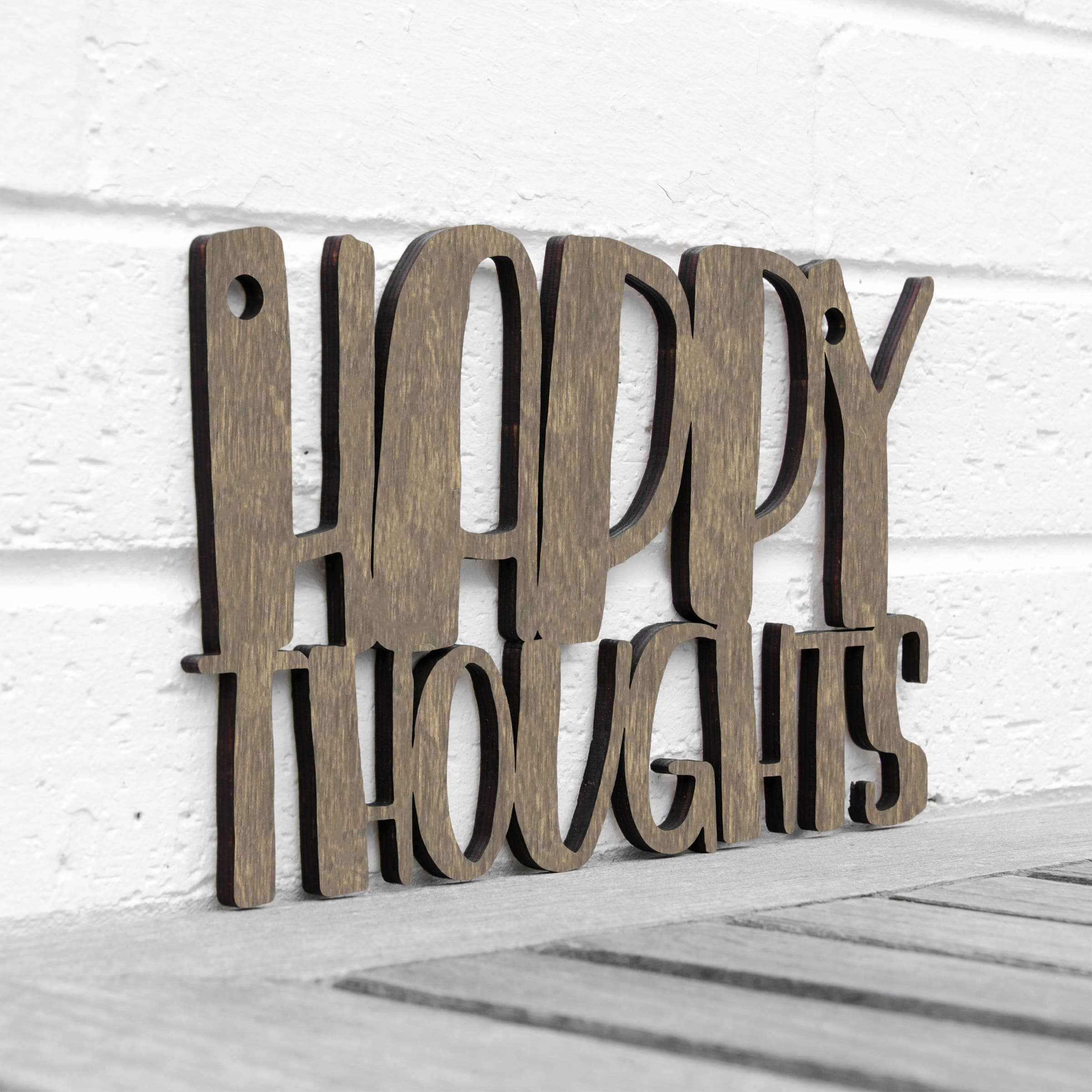 Spunky Fluff - Wholesale Wall Sign - Happy Thoughts18