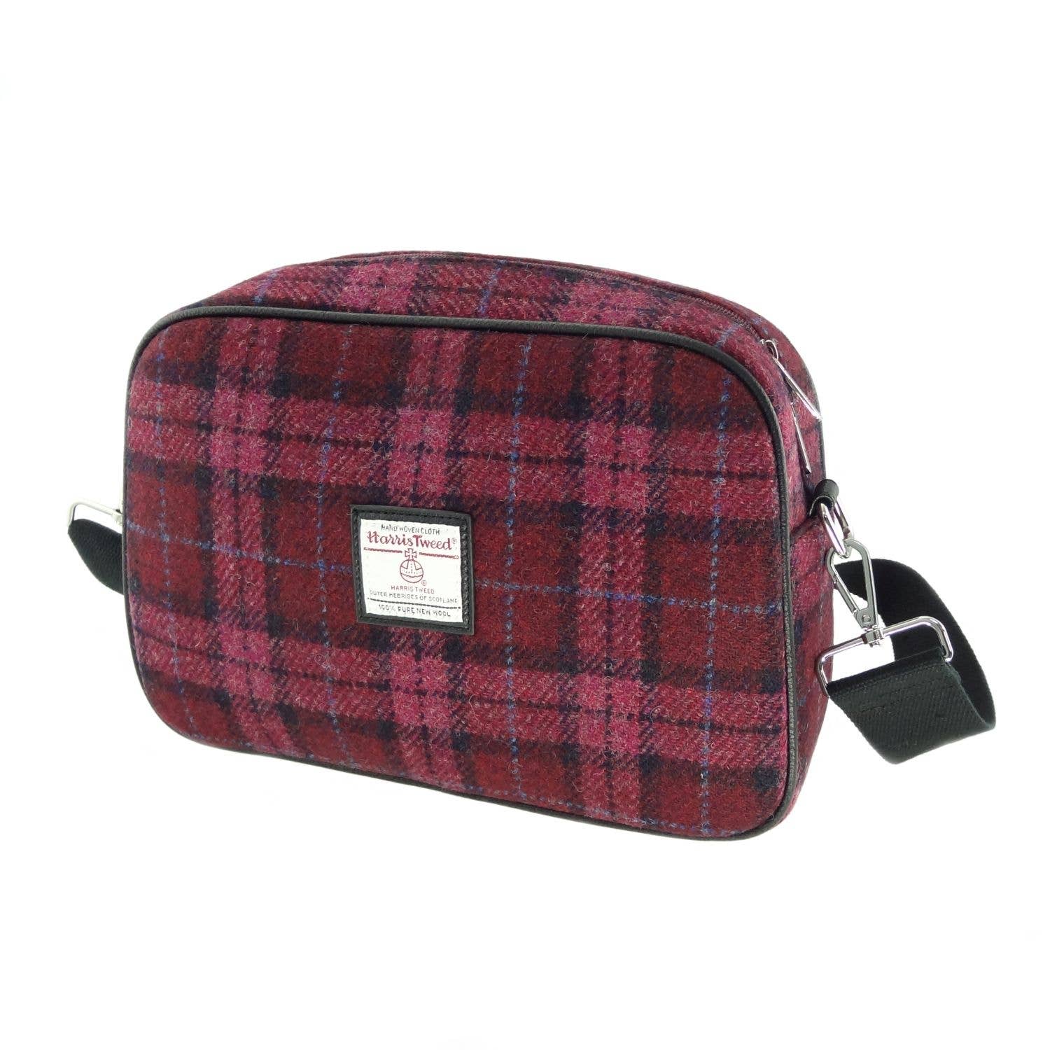 Glen Appin Of Scotland - Wholesale Shoulder Bag - Women's - LB1207 Harris Tweed 'Avon' Shoulder Bag with Canvas Strap4
