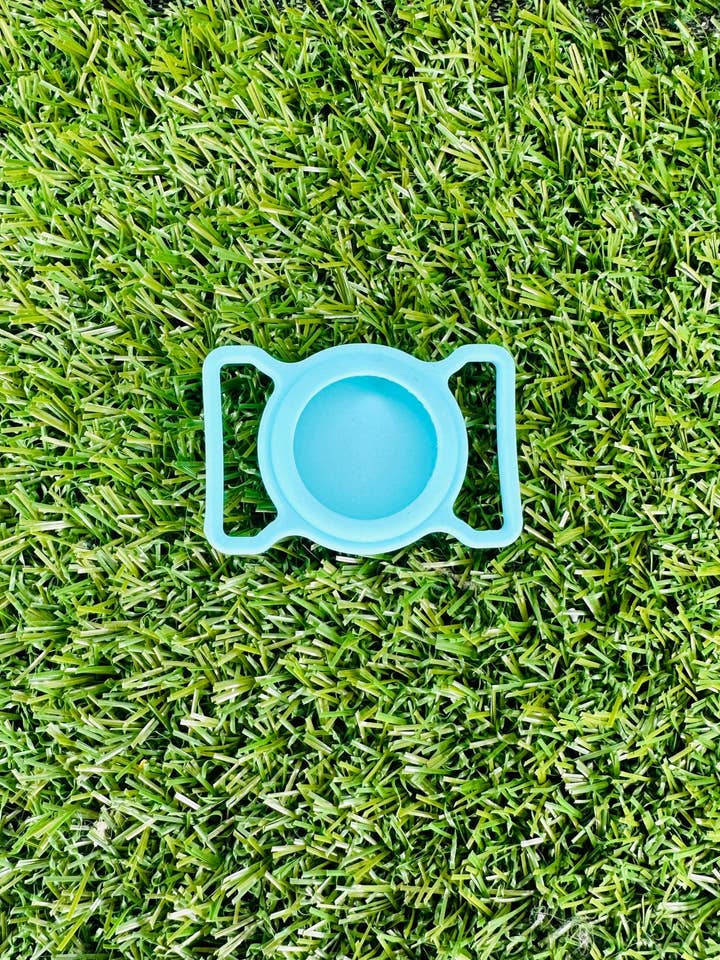 Airtag Holder - Harness Or Collar Mounted - Mint Green for wholesale by Bosco & Co