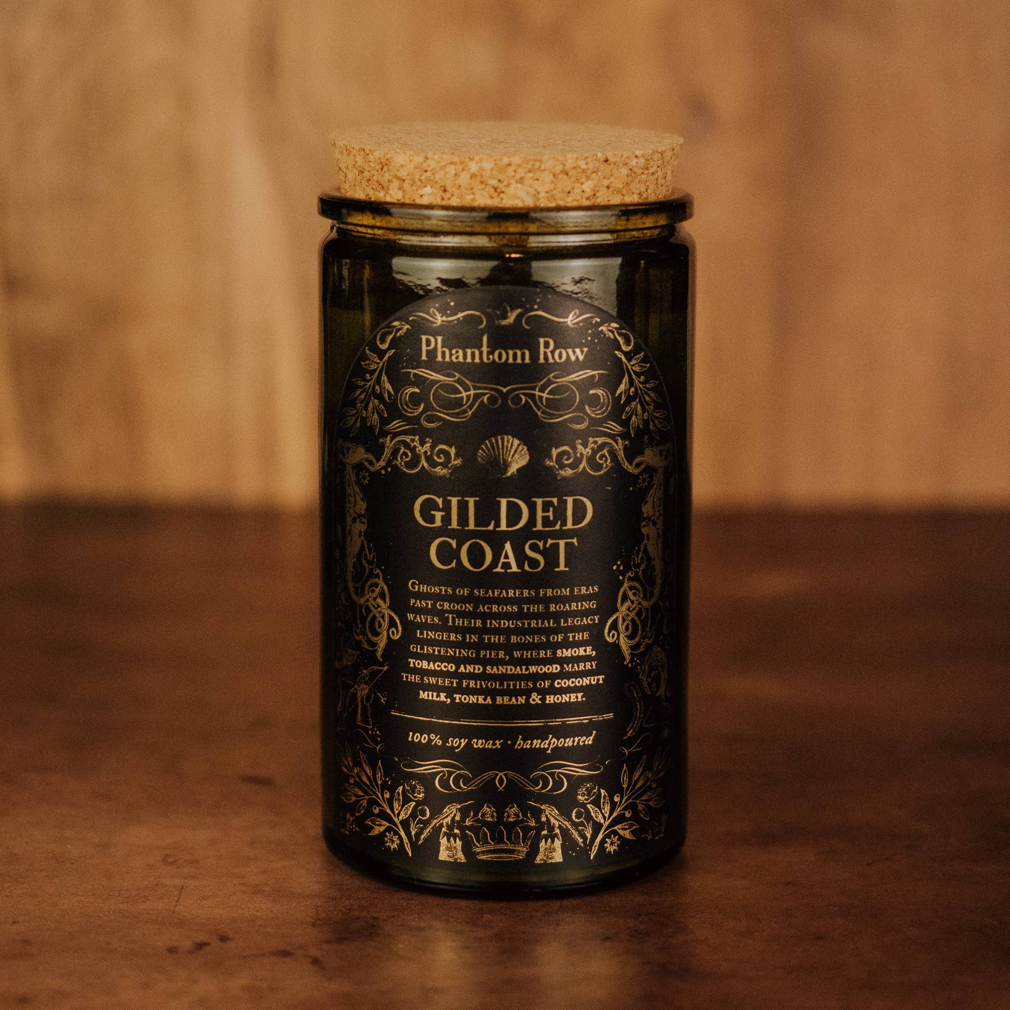 Phantom Row - Wholesale Jar/Filled Candle - Gilded Coast | Literary & Gothic-Inspired Jar Candle0