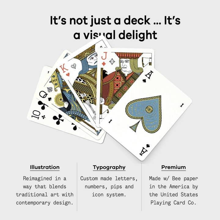 Misc Goods Co. - Wholesale Playing Cards - Full Color Std. Playing Cards – Standard Deck | Hand-Drawn