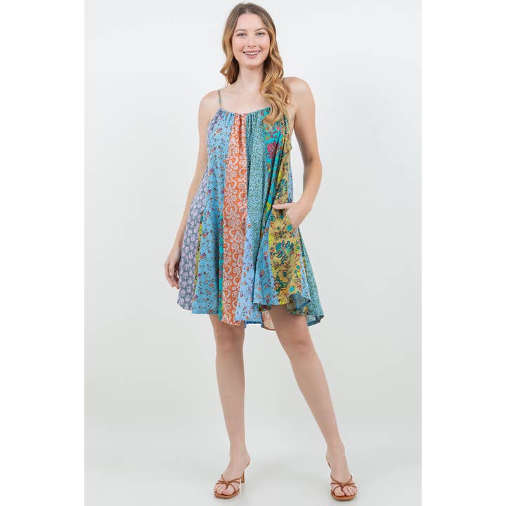 Blumenkleid mit Halfter und Tasche für den Großhandel von Avatar Imports LLC