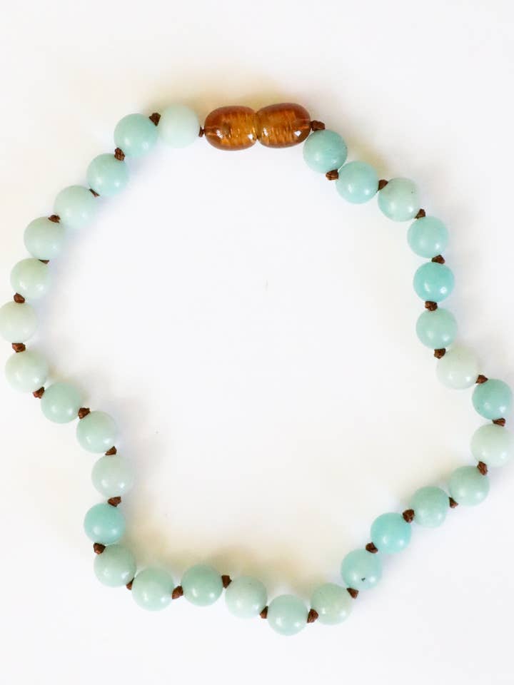 Pure edelsteen + Amazoniet || Kralenketting voor wholesale door CanyonLeaf