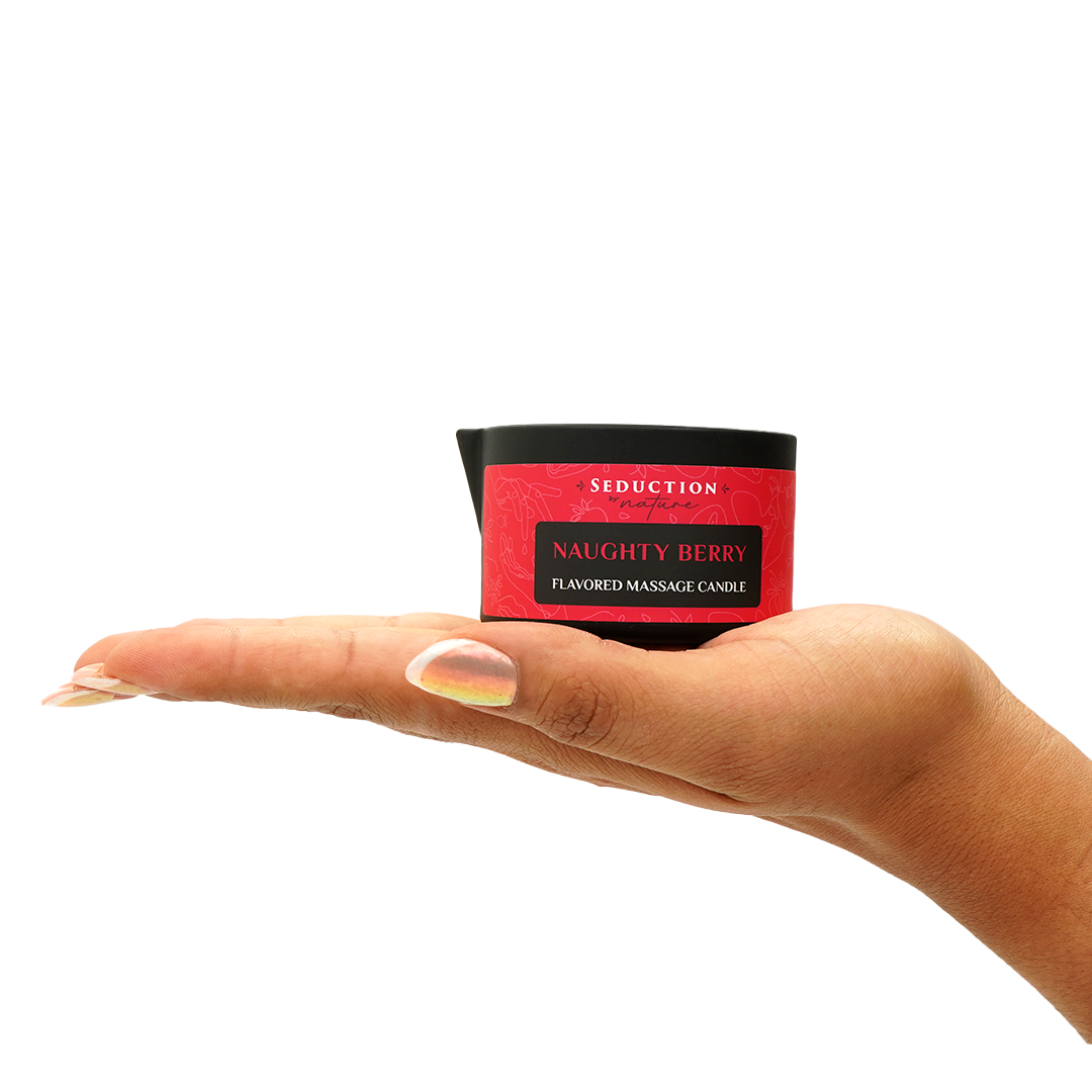 Seduction by Nature - Wholesale Sex Toy - Naughty Berry - Kissable Massage Candle6