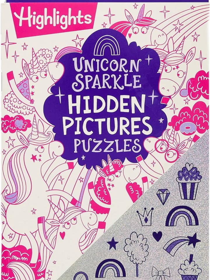 Unicorn Sparkle Hidden Pictures Puzzles for wholesale by Highlights for Children