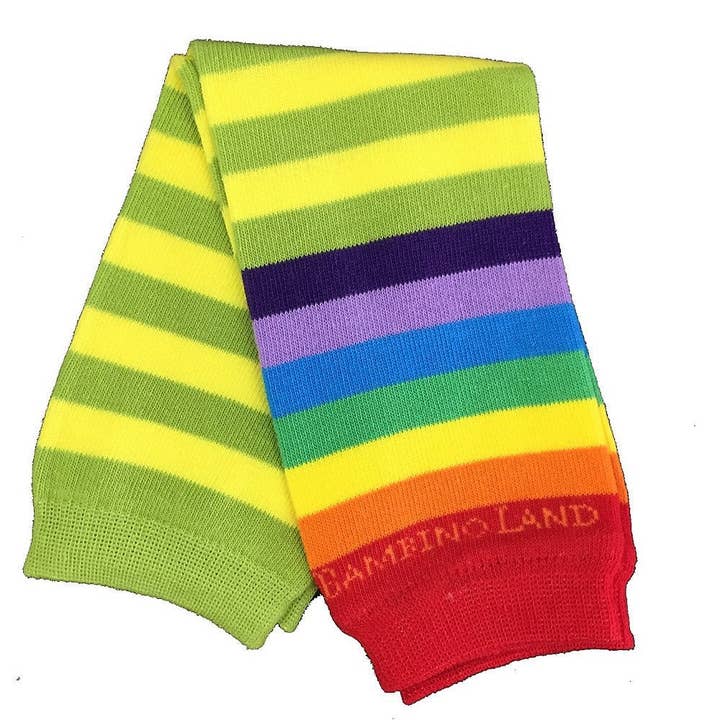 Scaldamuscoli per bambini Green Rainbows per la vendita all'ingrosso da parte di Bambino Land