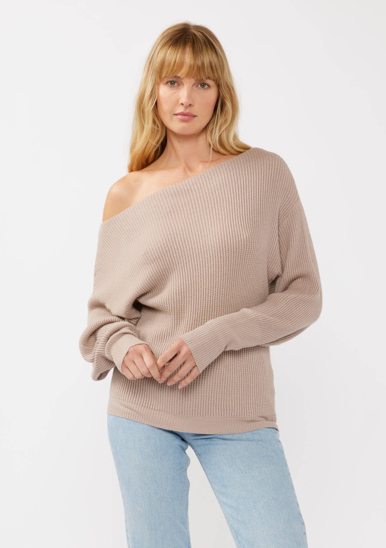Lovestitch - Vente Pull en maille – femme - Pull en tricot gaufré à manches longues51