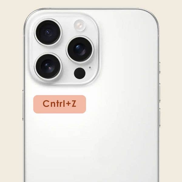 Autocolantes de epóxi 3D "Cntrl+Z" por atacado de Cobart