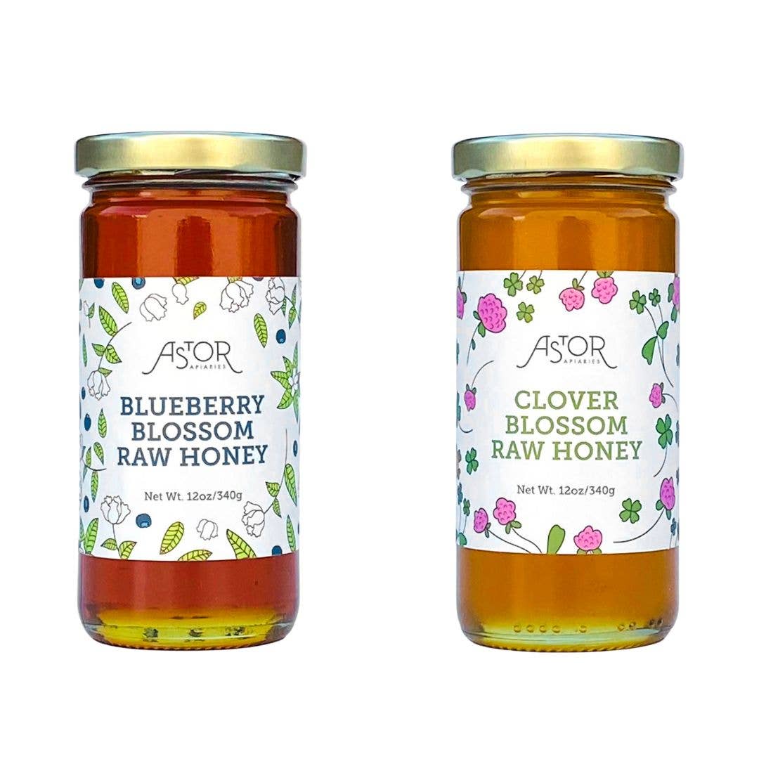 Astor Apiaries - Wholesale Honey - 2-Varietal Raw Honey Case2