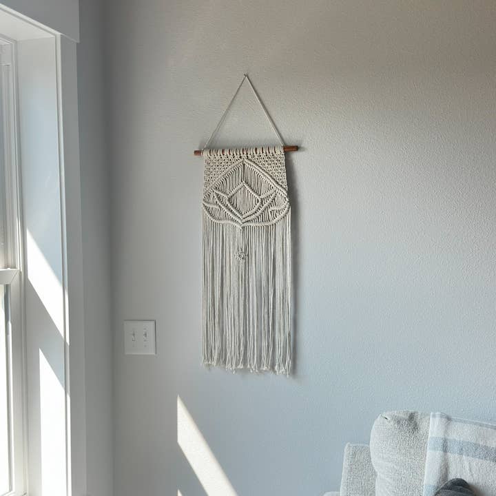 Lotus Macramé Wall Hanging for wholesale by Meesh Drops
