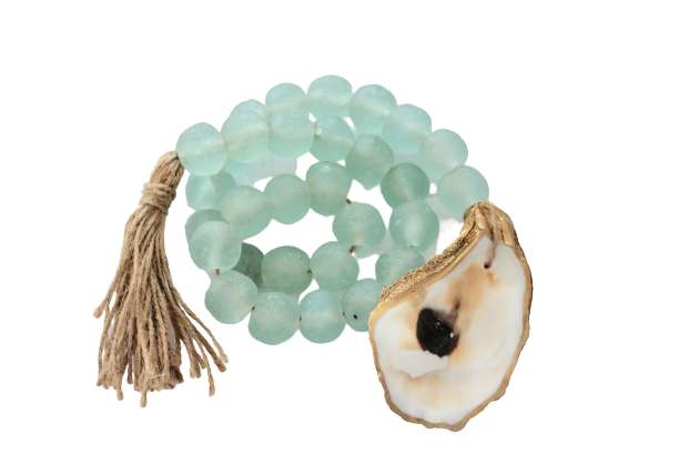 The Gilded Shell - Wholesale Decorative Tassel/Wall Drop - The Coastline - Sea Glass9