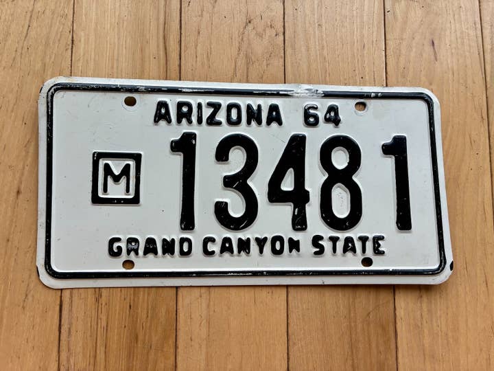 1964 Arizona Municipal License Plate for wholesale by RusticPlates