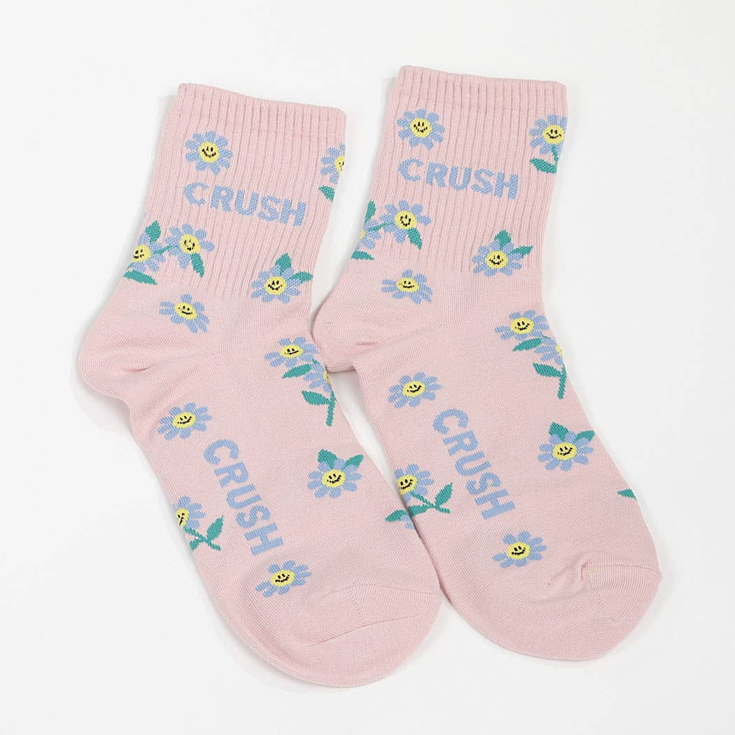 3AM BY H&D ACCESSORIES - Wholesale Socks - Women's - Flower Crush Socks3