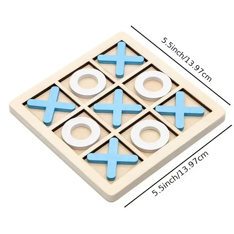 Magnifique Hearts – Engroshandel Trælegetøj - Børn – Træ Tic-Tac-Toe spil - sæt med 10 stk. | Pædagogisk legetøj til børn2