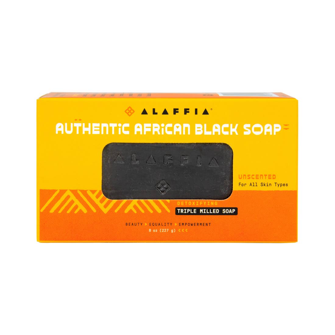 Alaffia - Wholesale Bar Soap - African Black Soap Bar Soap, 8oz, Unscented
