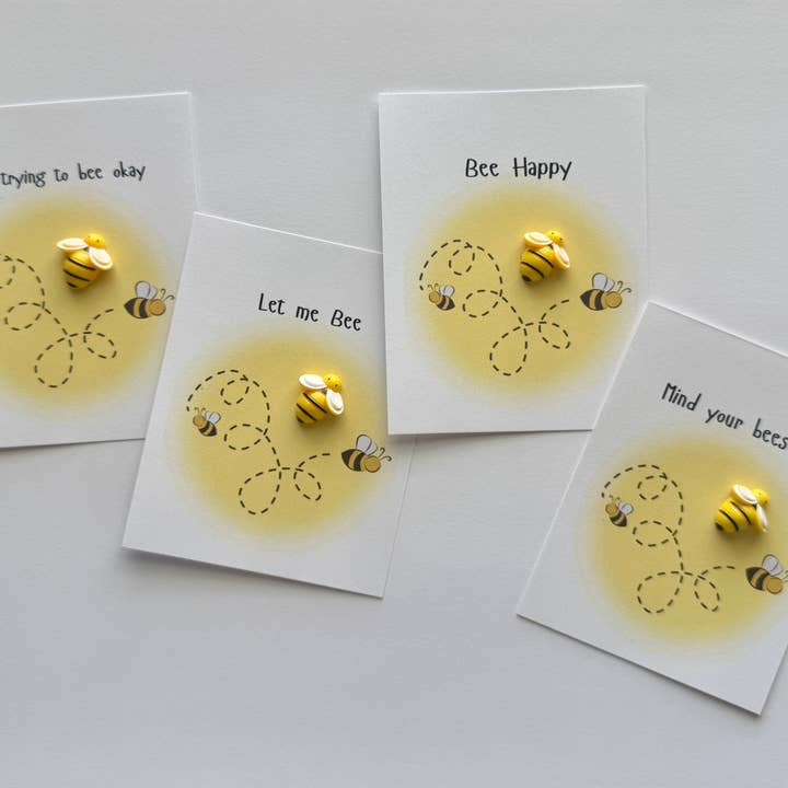 Bee 🐝 Mini Card Assortment for wholesale by Boutique Unique