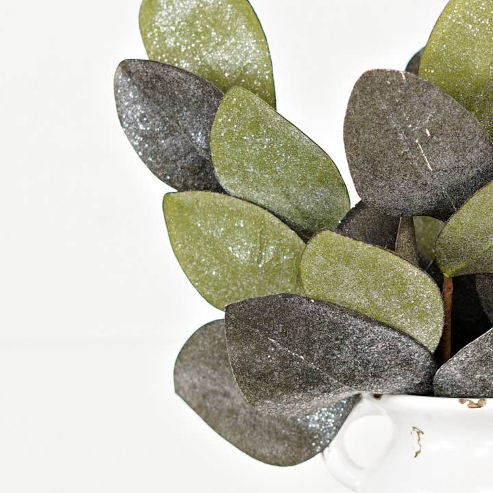 Impressive Enterprises, Inc. - Wholesale Christmas Decoration - ISB73135- 20in Vintage Glitter Magnolia Leaves pick7