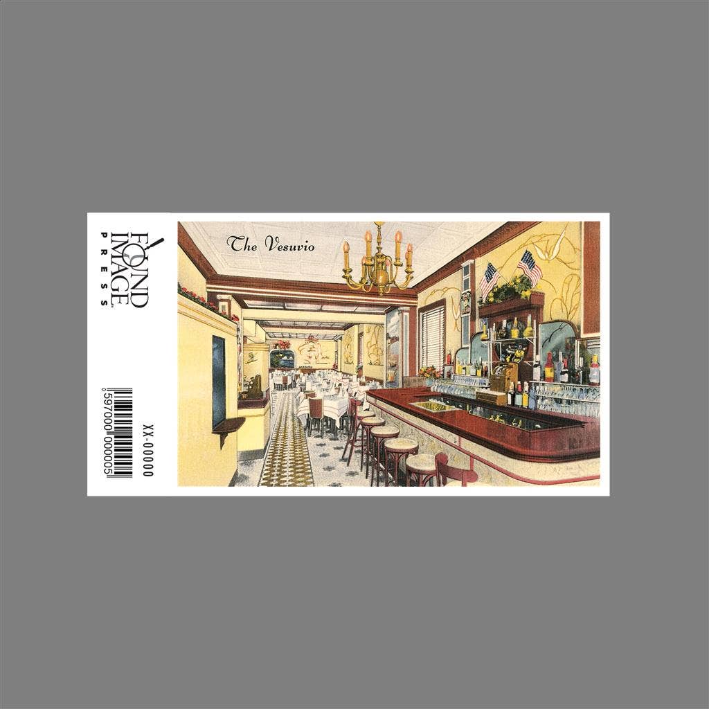 Found Image Press - Vente Autocollant - Autocollant RE-130 Le Café Vesuvio1