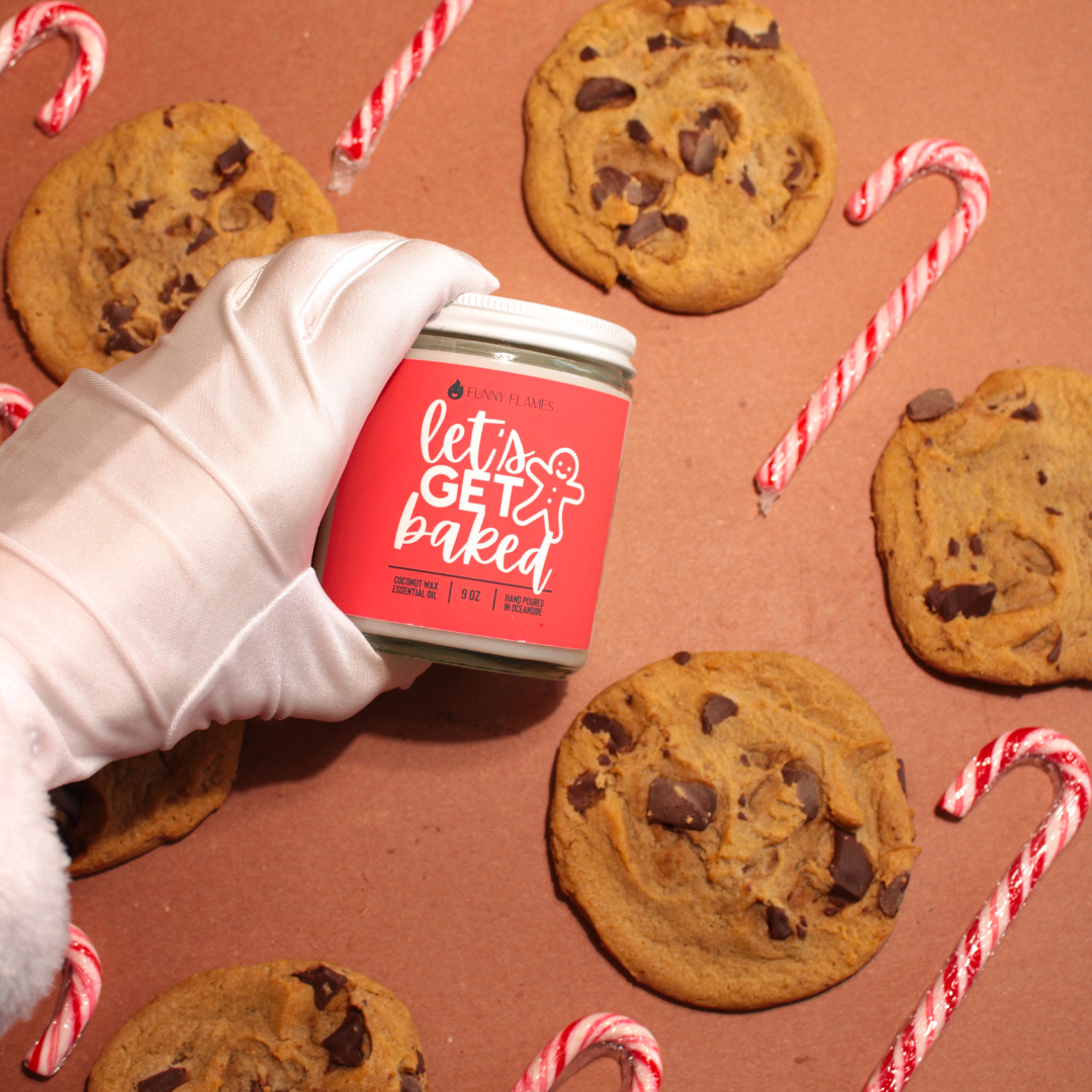 Funny Flames Candle Co - Les Creme - Wholesale Jar/Filled Candle - Holiday 2025 Best Sellers Collection 9oz Candles100