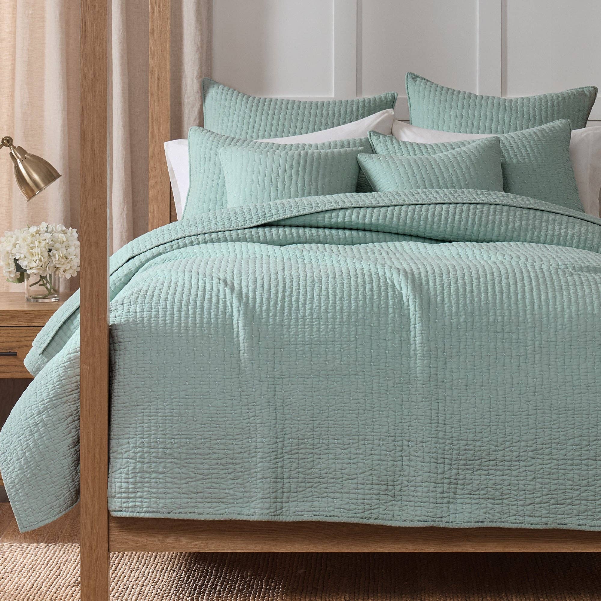 Levtex Home - Vente Parure de lit - Ensemble de couette en point de croix28